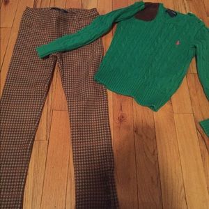 Polo sweater & polo pants