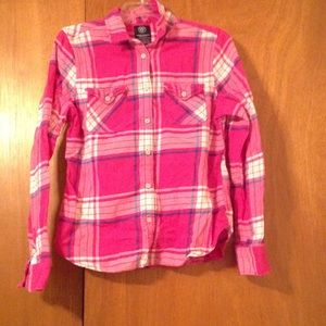 Pink American Eagle Flannel Pink American Eagle Flannel