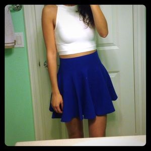 New royal blue skater skirt from ANGL