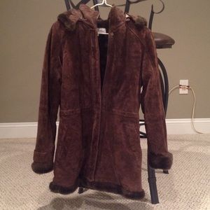 Beautiful suede Boston Harbor coat