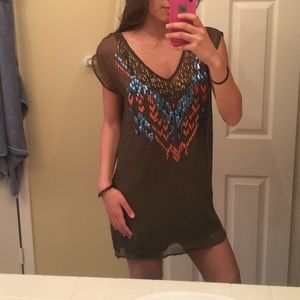 Cute olive green dress