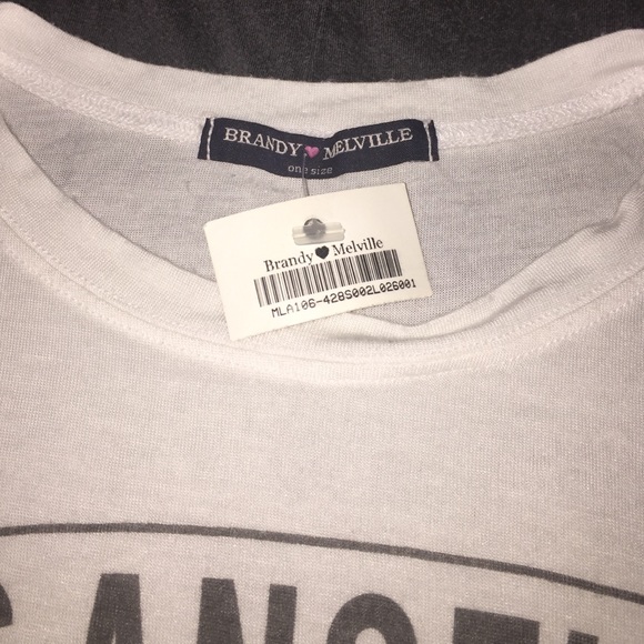 los angles brandy Melville crop tee - Picture 2 of 2