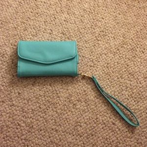 Turquoise Phone Case Wallet