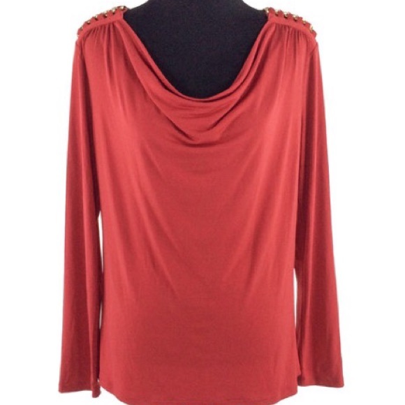 Michael kors sexy red top