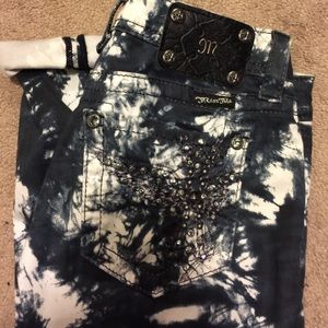 Tie dye miss me skinny jeans💥ON HOLD💥