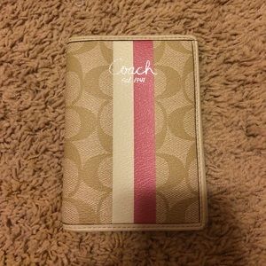 Coach passport holder