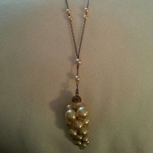 Sterling Silver pearl necklace