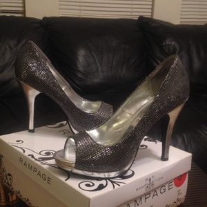 Silver Rampage Gracee Pumps