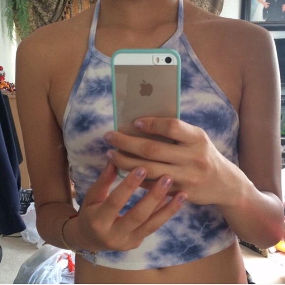tie dye halter