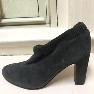 Sam Edelman sued/leather booties