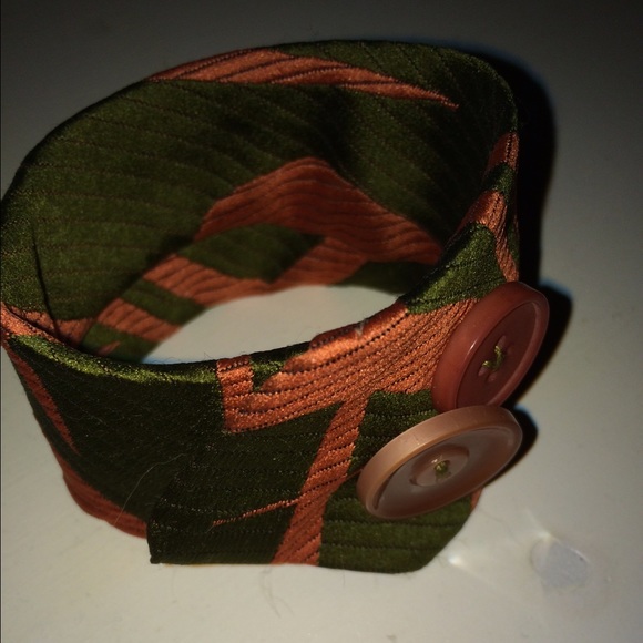 Hand made tie bracelet