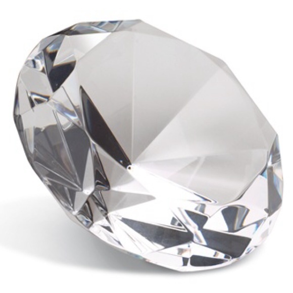 Diamond paperweight