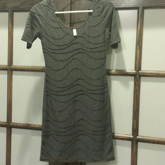 Gray cotton dress