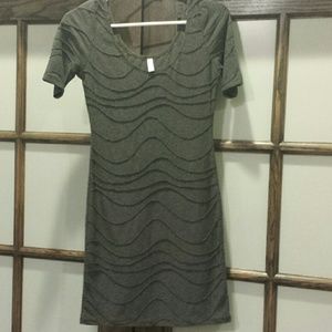 Gray cotton dress
