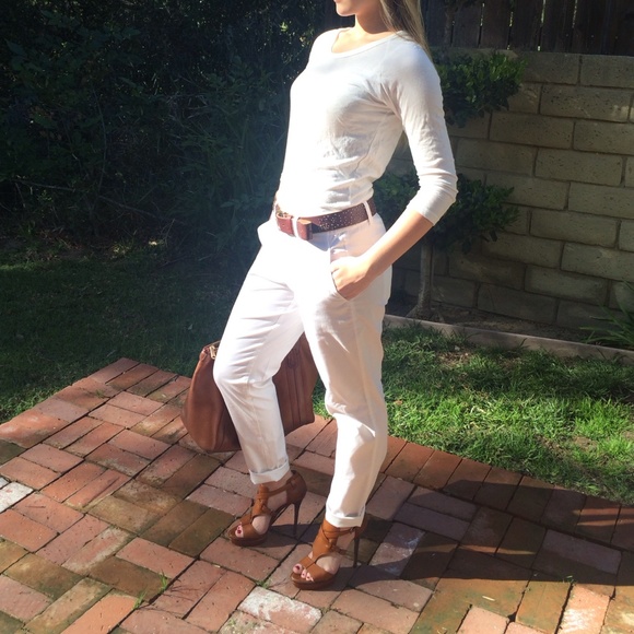 Vince white pants