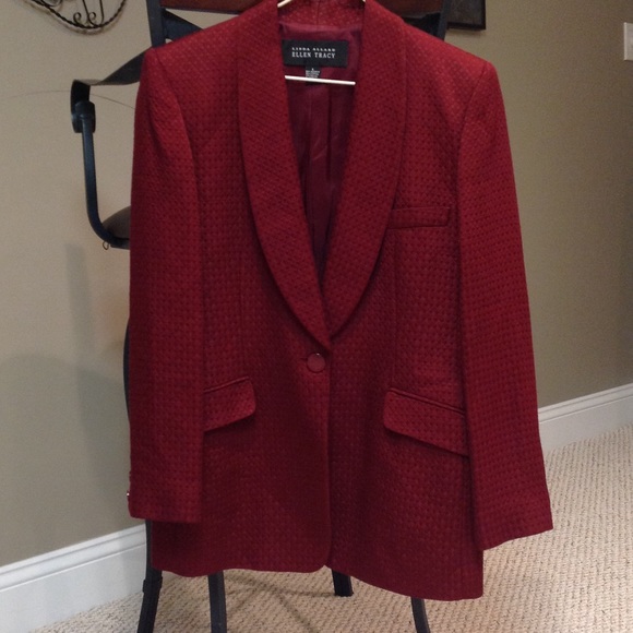 Burgundy Ellen Tracy blazer