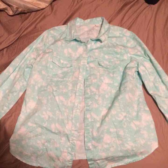 Blue and White Long Sleeve