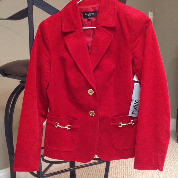 Beautiful red blazer by Talbots