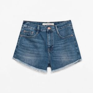 NWT Zara high waist denim shorts