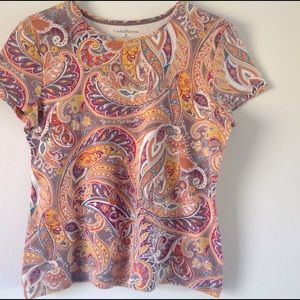 Croft & Barrow, Paisley Tee