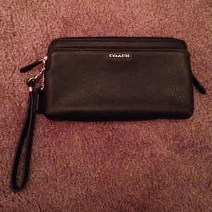 Double Zip Coach Wallet/Wristlet