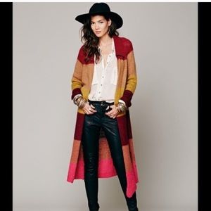 Free people multi colored cardi