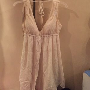 Off white cream dress