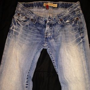 Light wash BKE big star jeans