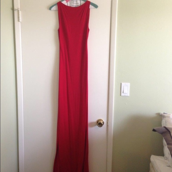 Vintage Ralph Lauren Black Label Size 2 Red Gown