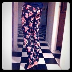 Floral leggings