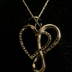 925 black & clear diamond