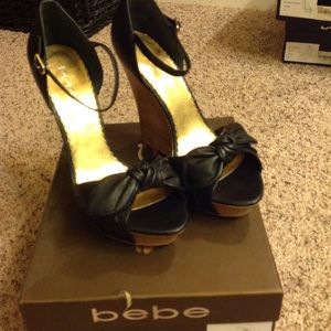 Bebe shoes!! St BARTTS WEDGE!!!