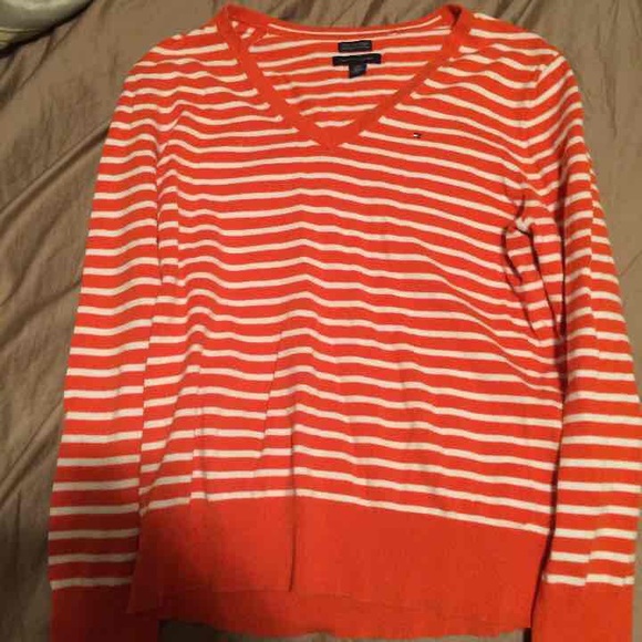 TH Orange and White Long Sleeve