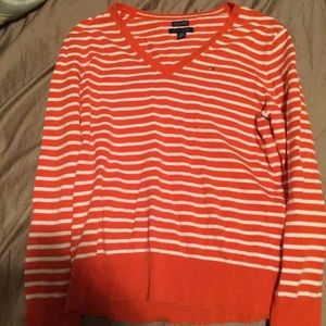TH Orange and White Long Sleeve