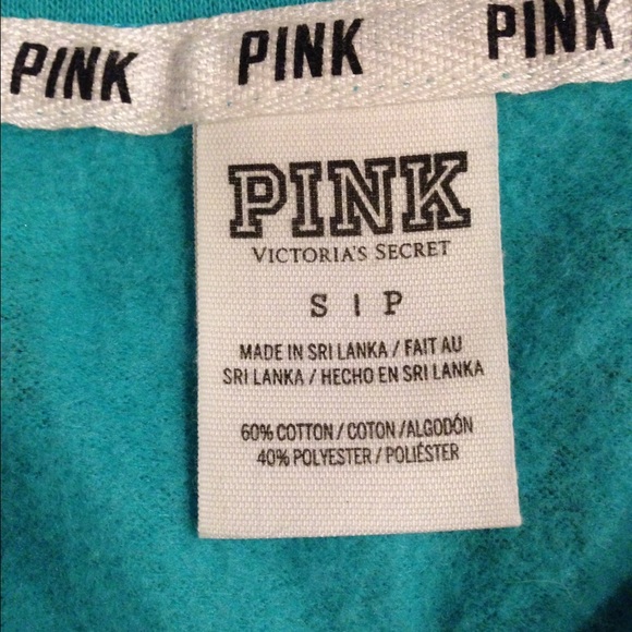 VS PINK Matching Blue Crew and Leggings - Picture 2 of 4