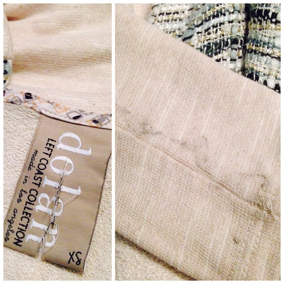 Anthropologie Dolan Beige Tweed Cardigan $98 - Picture 3 of 3