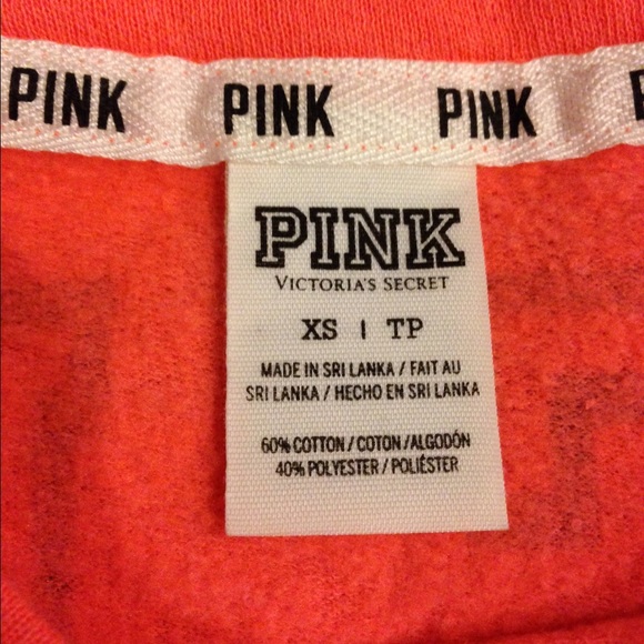 ❌❌SOLD❌❌VS PINK Coral Matching Crew and Leggings - Picture 2 of 3