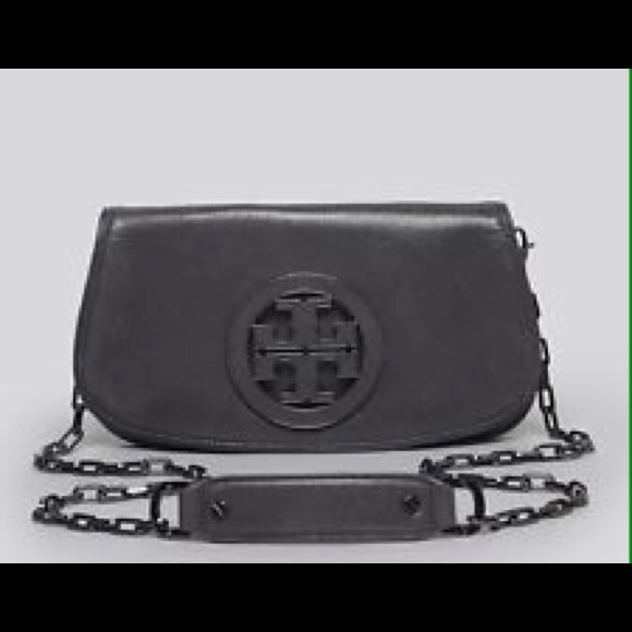 ⛔️SOLD!Tory Burch Amanda Metallic clutch