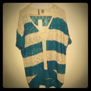 Short sleeve sweater