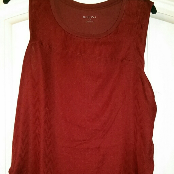 Chevron Maroon Tunic