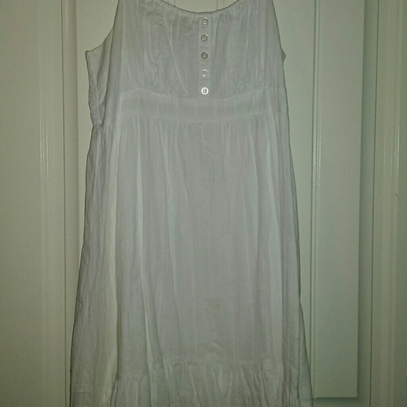 High Low eyelet summer dress