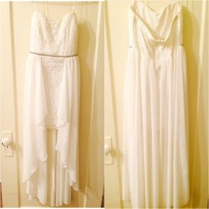 All White Prom Dress