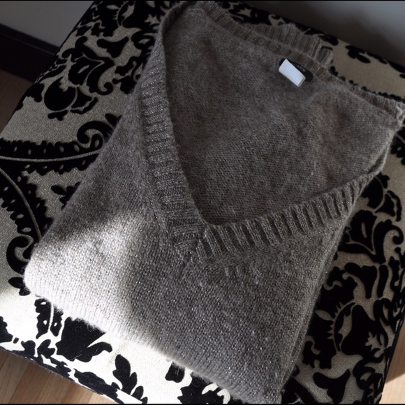 J. Crew Angora Wool V Neck Pullover Sweater - Picture 4 of 4