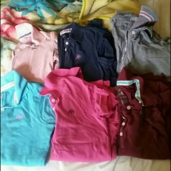 6 polo shirts