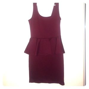 Peplum dress