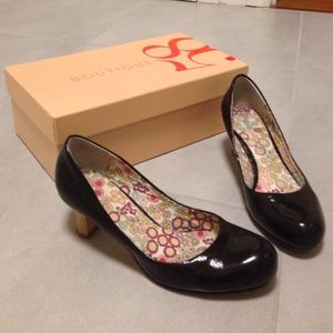 Patent leather heels