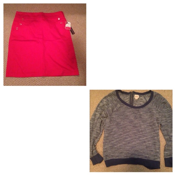 Skirt and Sweater Bundle