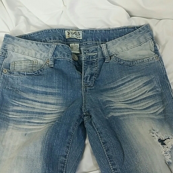 Mudd destroyed skinny jeans