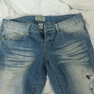 Mudd destroyed skinny jeans