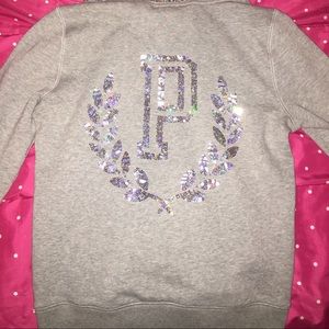 VS Blingy gray zip up